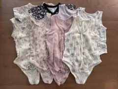女の子肌着ロンパース80サイズまとめ売り8枚