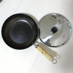 34センチ　大鍋　18500円　岩鋳　南部鉄器　中華鍋　大　秋田天然木一枚板木蓋 34センチ 大鍋 18500円 岩鋳 南部鉄器 中華鍋 大 秋田天然木一枚板木蓋