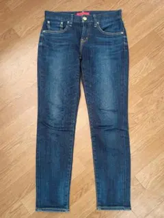 RED CARD ストレートデニム ダークブルー 23