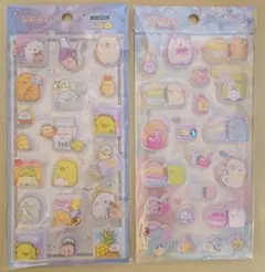 【正規品】すみっコぐらし もっと！ふにふにシール 2種セット サンエックス