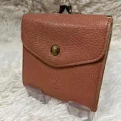 美品✨ILBISONTE イルビゾンテ がま口 二つ折り財布 折り財布