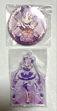 キュアキュンキュン アクリルスタンド 缶バッジ