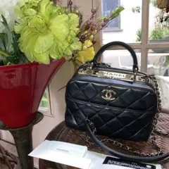 極美品！CHANEL マトラッセ　バニティ　チェーンショルダーバッグ