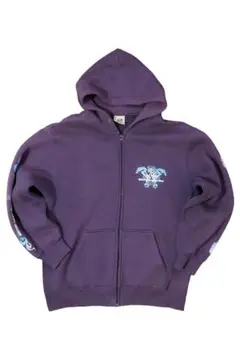 90s 00s Piko ジップパーカー パープル ビッグロゴ 古着 Y2k