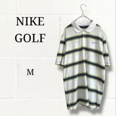 NIKE GOLF ナイキゴルフ ポロシャツ ドライフィット M ボーダー