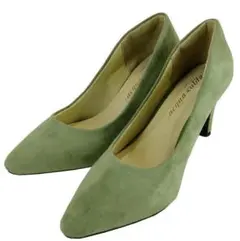 SG1832-14■ 新品 パンプス ハイヒール スエード調 24cm ミント