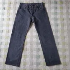 DENIME ドゥニーム セルビッチ ストレートデニム ブラック(墨色)W30のサムネイル