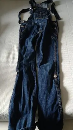 RONI　ダークブルー オーバーオール PJ刺繍付き