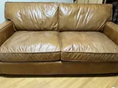 定価約31万円　HALO メタルソファ本革　レア HALO × TIMELESS COMFORT／Metal sofa／3Pソファ | 入荷商品