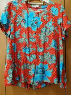 試着のみ Batik Keris 部屋着 上下セット レーヨン100
