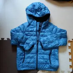 UNIQLO 中綿コート フード付き 130 青