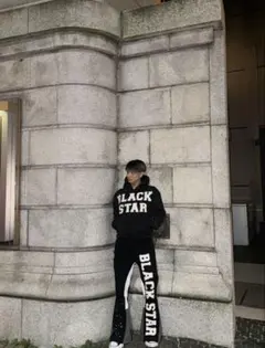 【完売品】　BLACK STAR セットアップ　S BLACK STAR セットアップ スウェット - メルカリ