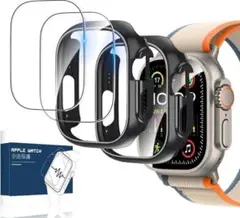 新品未開封 Apple Watch Ultraガラスフィルムセット　ブラック