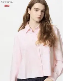 【新品】UNIQLO×JW ANDERSONオックスフォードシャツ ピンク　L