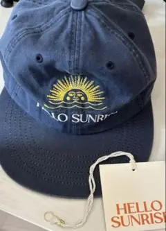 HELLO SUNRISE ネイビーキャップ