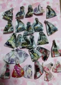 リボン布パーツ17個350円