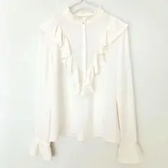 ZARA BASIC フリルブラウス Ｍサイズ