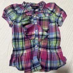 Ralph Lauren チェック柄シャツ 12M