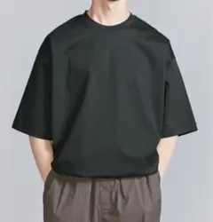 【未使用】 < B&Y > スーパークール ワイドテーパードクルーネックTシャツ