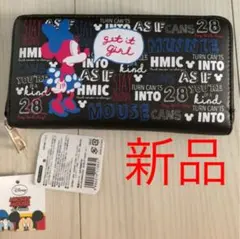 新品タグ付き☆ディズニー　ミニーちゃん黒　長財布のサムネイル