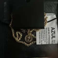 AZUL BY MOUSSY コインネックレス ゴールド
