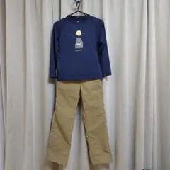 モンベル上下セット　長袖T 130 ズボン140