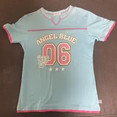 ANGEL BLUE Tシャツ ライトブルー Lサイズ