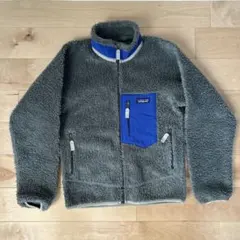 patagonia クラシックレトロXジャケット XS グレー×ブルー