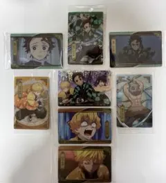 鬼滅の刃ウエハース4 無限列車編　レアカード含む8枚セット