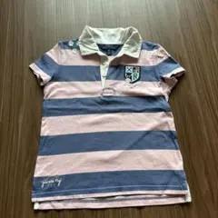 Polo Ralph Lauren ポロシャツ 6X ピンク/ブルー