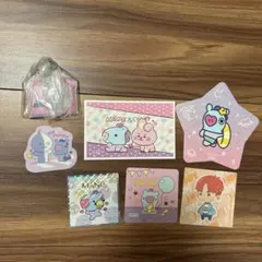 BT21 MANG ペーパーコースター　ステッカー　キーホルダー