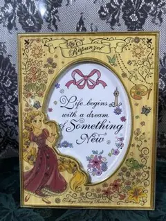 ラプンツェル　フォトフレーム　フォトスタンド　ディズニー　パスカル