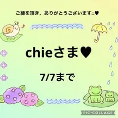 chieさま♥️ハンドメイド　レジンヘアゴム　6.6限定②のサムネイル