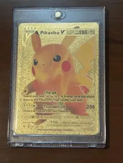 S*e様 ポケモンカード ピカチュウV ゴールドカードのサムネイル