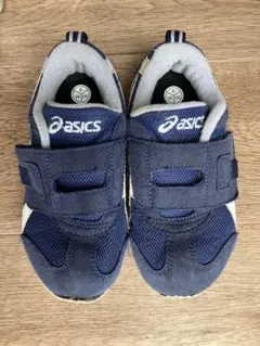 ASICS キッズスニーカー 16.5cm ネイビー