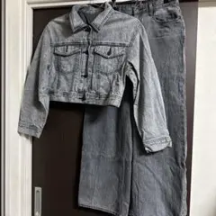 デニムセットアップ セットアップ