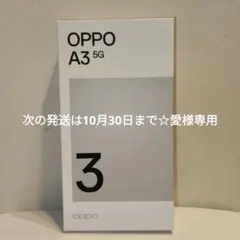 新品未使用 OPPO A3 5G CPH2639