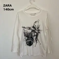 ZARA 長袖カットソー 140cm ホワイト