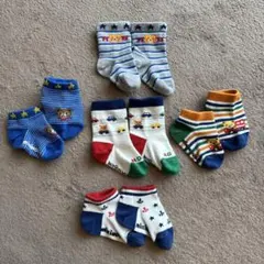 ミキハウス ホットビスケッツ ベビー靴下 11-13センチ 5枚組