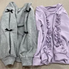 グレー＆ラベンダートレーナーセット 11-12Yのサムネイル