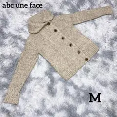 アーベーセーアンフェイス ニットカーディガン 美品 使用感なし 大きめボタン