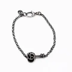 ◤GUCCI グッチ ◢アラベスク キーブレスレット ダブルGG Ag925