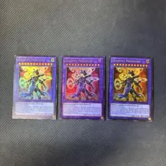 遊戯王カード　英語版　クインテット・マジシャン　ウルトラレア　3枚セット