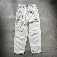 90s ラルフローレン チノパン USA製 ホワイト 32×30 ツータック入り