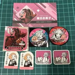 ヒロアカ 麗日 トガ 名刺 原画展 フレークシール バースデイ缶バッジステッカー