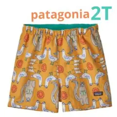 パタゴニア　キッズ　バギーショーツ　水着　2T アニマル　ボーイ　ガール