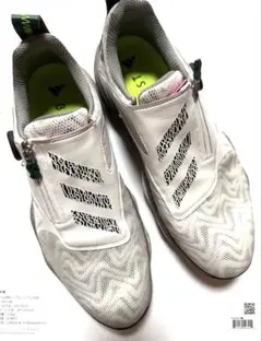 【美品】アディダス ゴルフシューズ コードカオス 25 ボア 27.5