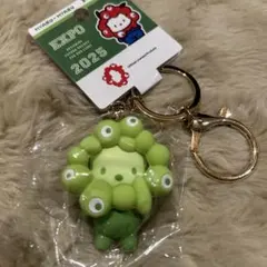 【ポチャッコ】推しカラーサンリオEXPO2025緑色ミャクミャクキーホルダー