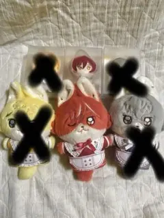 絨絨カフェ ぬいぐるみ　もふもふ　レインコートあんスタ　写真の6点セット