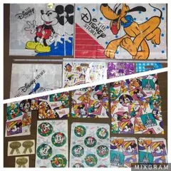 ディズニー 90年代の袋21枚&リボンシール3枚